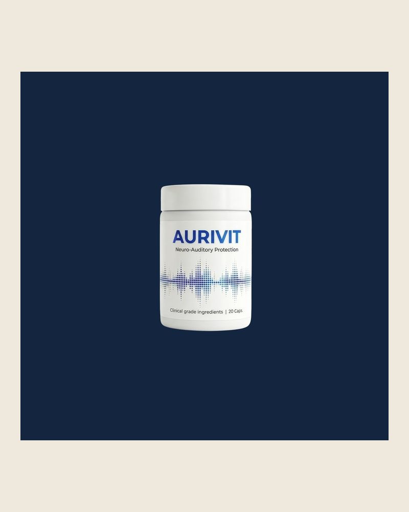 Aurivit – weiße Kapseldose mit Faltschachtel