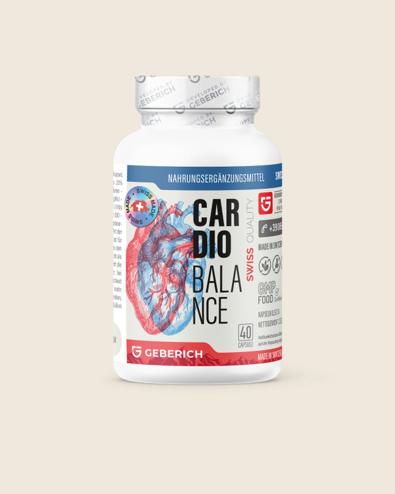 CardioBalance – Kapseldose mit Herzmotiv