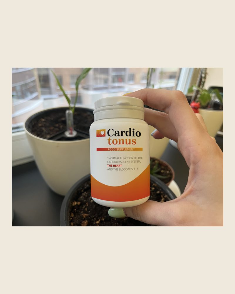 Cardiotonus – weiße Kapseldose mit Faltschachtel
