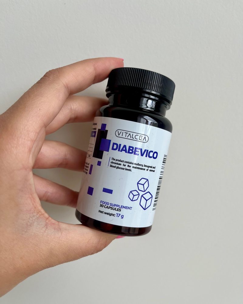 Diabevico – dunkle Kapseldose, Gratis-Muster