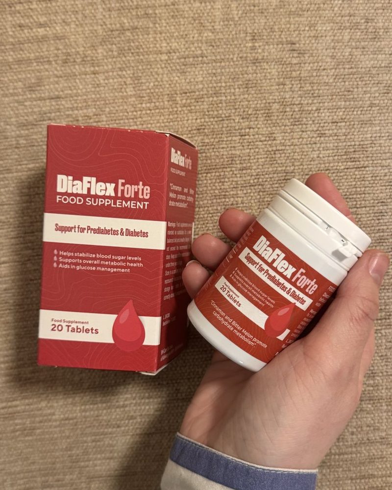 DiaFlex Forte – Tablettendose mit Faltschachtel