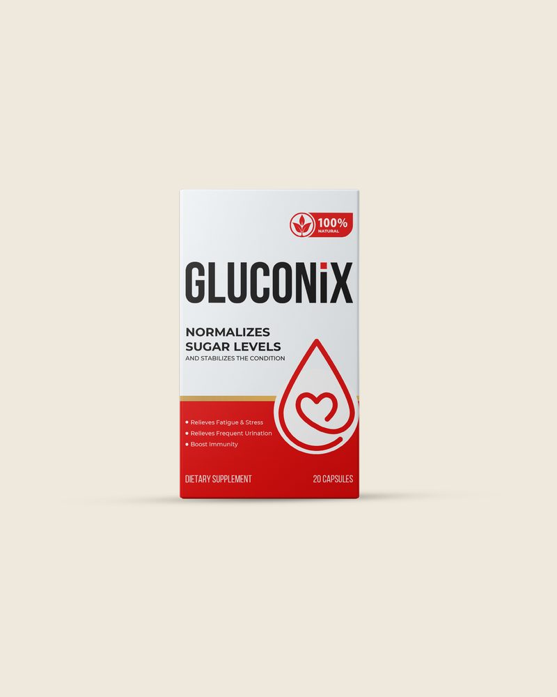 Gluconix – weiße Kapseldose mit Faltschachtel
