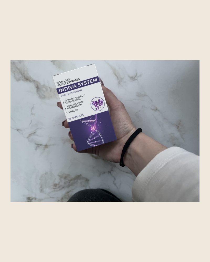 Indiva System – weiße Dose mit 10 Kapseln