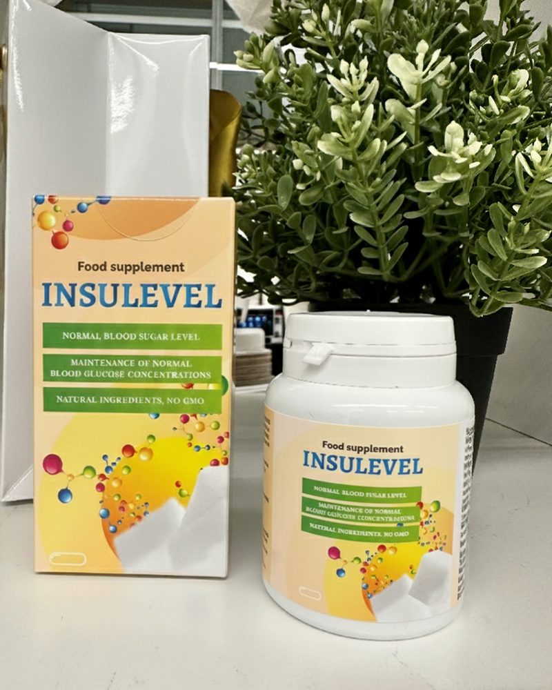 Insulevel – weiße Kapseldose mit Faltschachtel