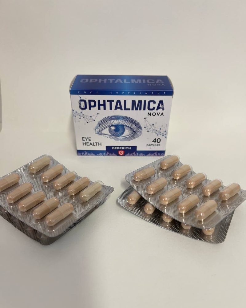 Ophtalmica Nova – Schachtel mit Kapseln im Blister