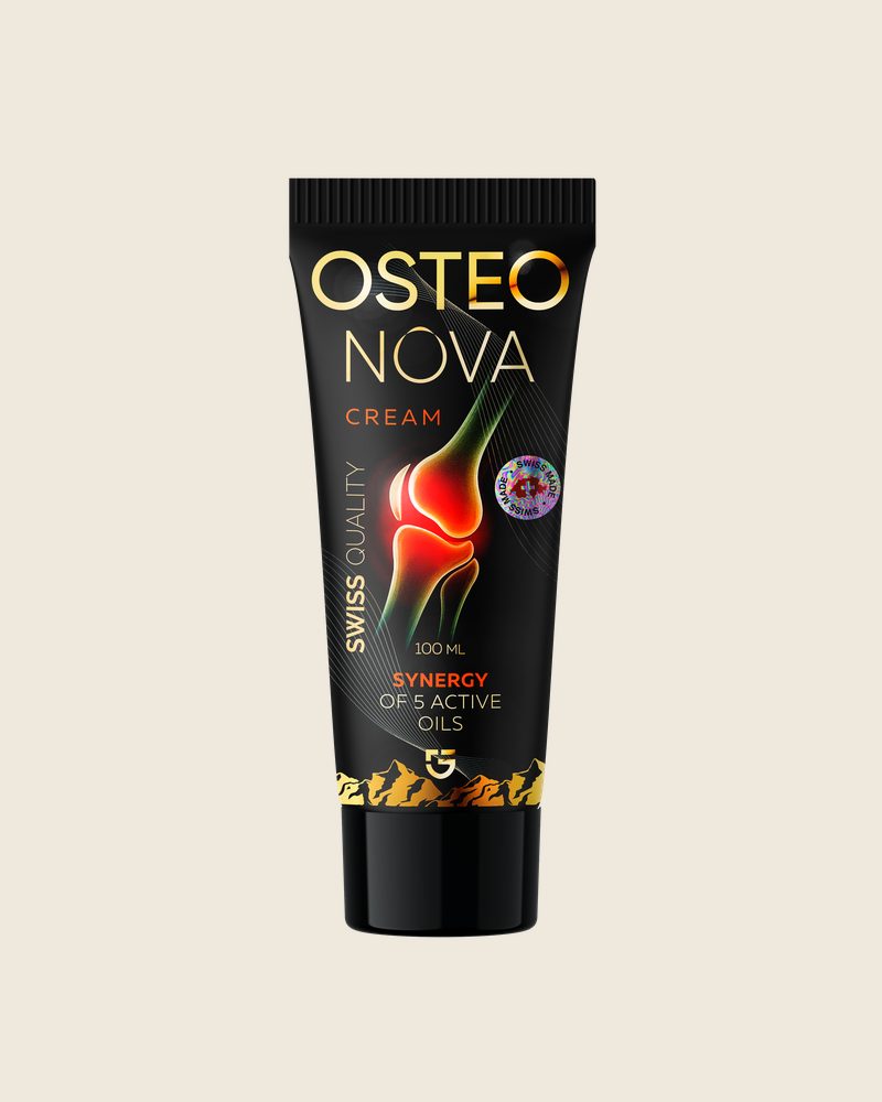 OsteoNova Cream – schwarze 100-ml-Tube