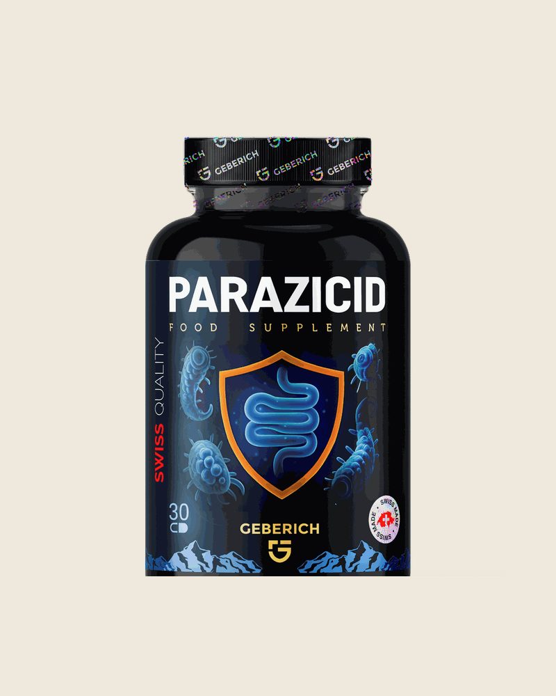 Parazicid – Kapseldose mit italienischem Etikett
