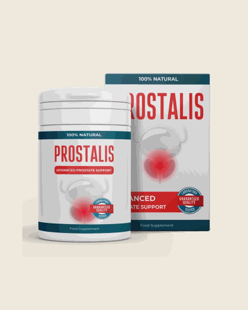 Prostalis – weiße Dose mit Faltschachtel
