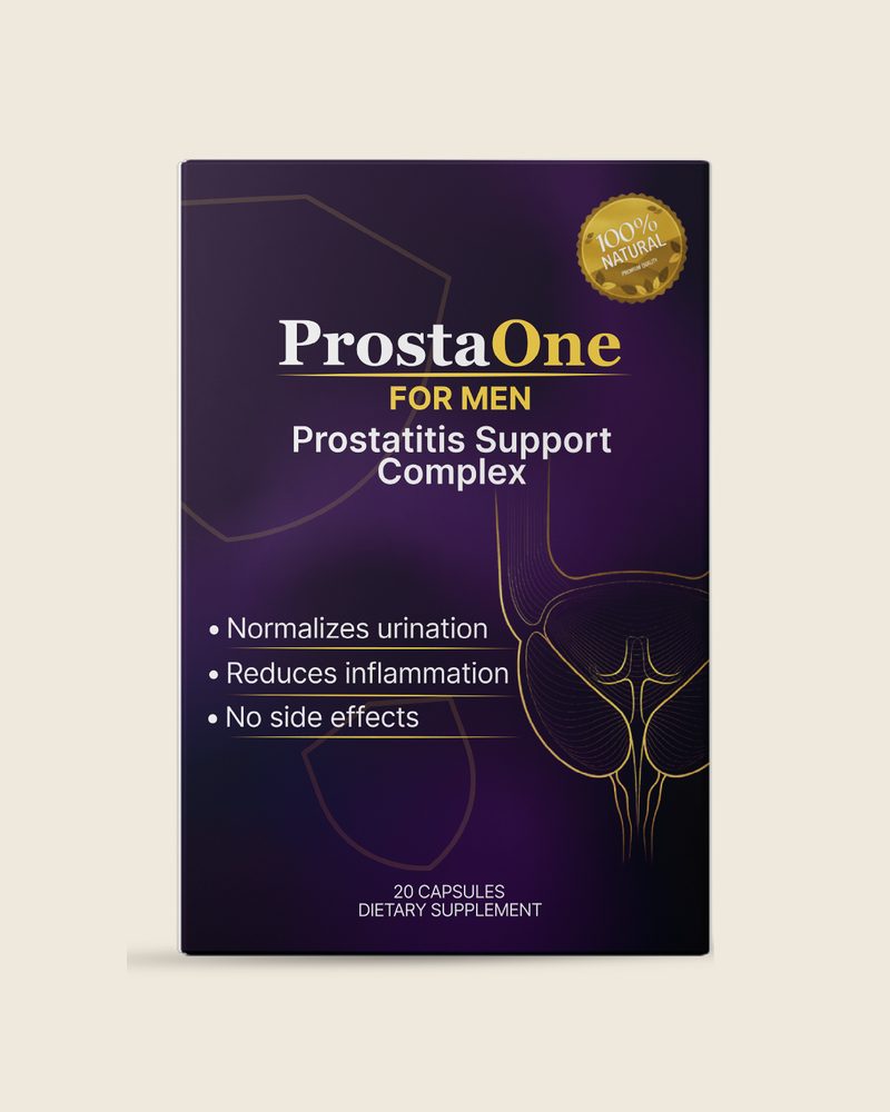ProstaOne – Kapseldose mit Faltschachtel für Männer