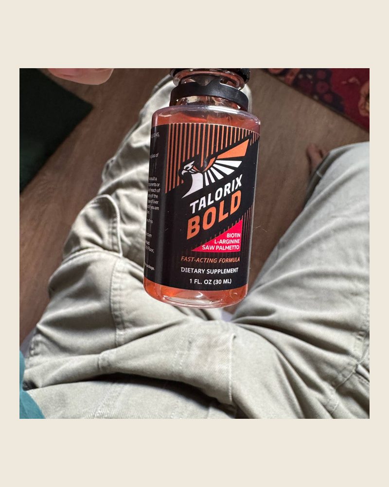 Talorix Bold – 30-ml-Pipettenflasche mit orangefarbenen Tropfen